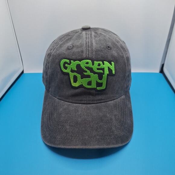 Green Day Rock Band Patch Hat Cap Black Cotton Adjustable Dad Cap - Picture 1 of 6